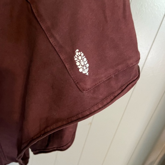 FP movement hot shot short romper -espresso NWT - Picture 4 of 5